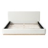 Platform Bed with Upholstered Headboard, Modern Bed with Velvet Wrapped for Bedroom-Baofuwish - 2 of 4