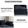 3-Seat U-Shaped Modern Cloud Couch - Chenille Modular Sectional with Deep Seat, 2 Ottoman & 4 Pillows for Home/Apartment Spaces - 4 of 4