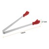 Unique Bargains Stainless Steel Tiny Gloves Shape Cooking Kitchen Food Tongs - 2 of 4