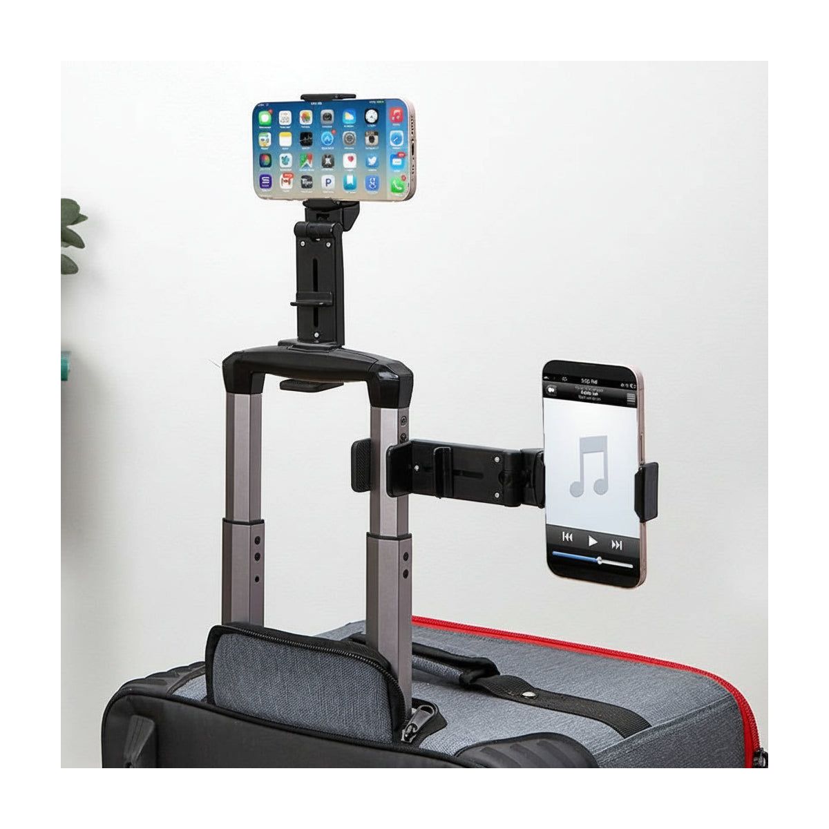 The Lakeside Collection Airplane Travel Phone Holder Mount Portable With 360 Degree Rotation -