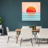 Minimalist Sunset by Modern Tropical Unframed Wall Canvas - iCanvas - 4 of 4