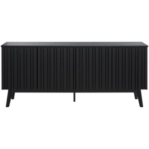 Helena Large 4 Door 4 Shelf Media Stand - MED9641 - Safavieh - 1 of 4