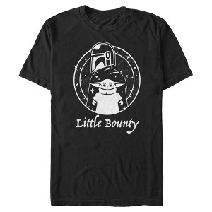 Men's Star Wars The Mandalorian The Child Mando Little Bounty T-Shirt - 1 of 4