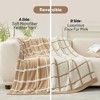 Amelie Home Reversible Plush Knit Throw Blanket - Soft & Cozy Feather Yarn Design - 3 of 4