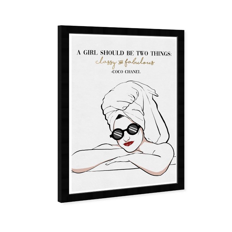 13&#34; x 19&#34; Classy Bath Motivational Quotes Framed Wall Art White - Wynwood Studio, 3 of 7
