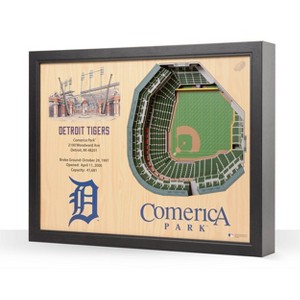 MLB Detroit Tigers 25-Layer StadiumViews 3D Wall Art - 1 of 4