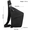 Generic Travel Bag, One Shoulder Large Capacity Cross-body Bag Chest Fashion Lightweight Sling Bags - 3 of 4