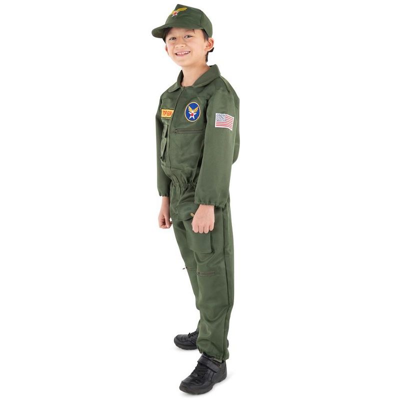 Dress Up America Top Gun Costume - Air Force Fighter Pilot Costume, 3 of 6