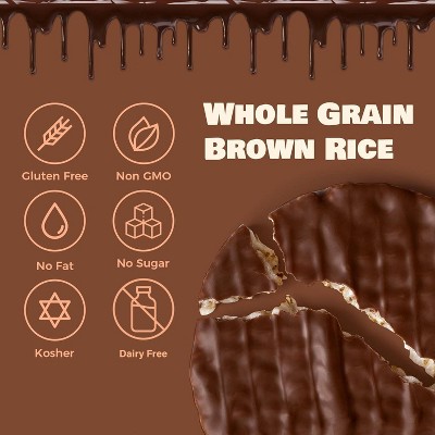 Lieber's Rice Cakes Dark Chocolate Coated - 3.1oz