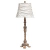 Lalia Home 31" Tall Vintage Embellished Table Lamp with Ruffled Cream Shade - 3 of 4