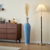 NicBex Designer Floor Vases,  Artificial Rattan High Flower Stand,  Large Elegant Standing Vase for Living Room Hallway Bedroom - 2 of 4