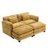 TiramisuBest Chenille fabric, Modular Sectional Sofa with Storage, Sideboard Buffet Style Design for Living Room - 3 of 4