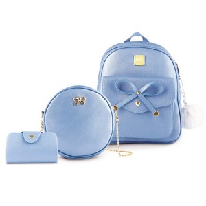 New Small Style Fashion Casual Daypack Backpack Purse for Women - Blue Spencer Waterproof Nylon Travel Backpack for Women Casual  main image 2