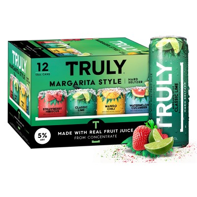 Truly Hard Seltzer Margarita Style Mix Pack - 12pk/12 fl oz Cans