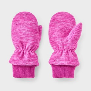 Toddler Fleece Mittens Cat & Jack™ - 1 of 3