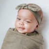 embe Newborn Swaddle Wrap and Bow Headband Set (0-3 months) - 2 of 2