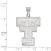 Black Bow Jewelry 14k White Gold Texas Tech Red Raiders NCAA Extra Large Pendant - 2 of 3