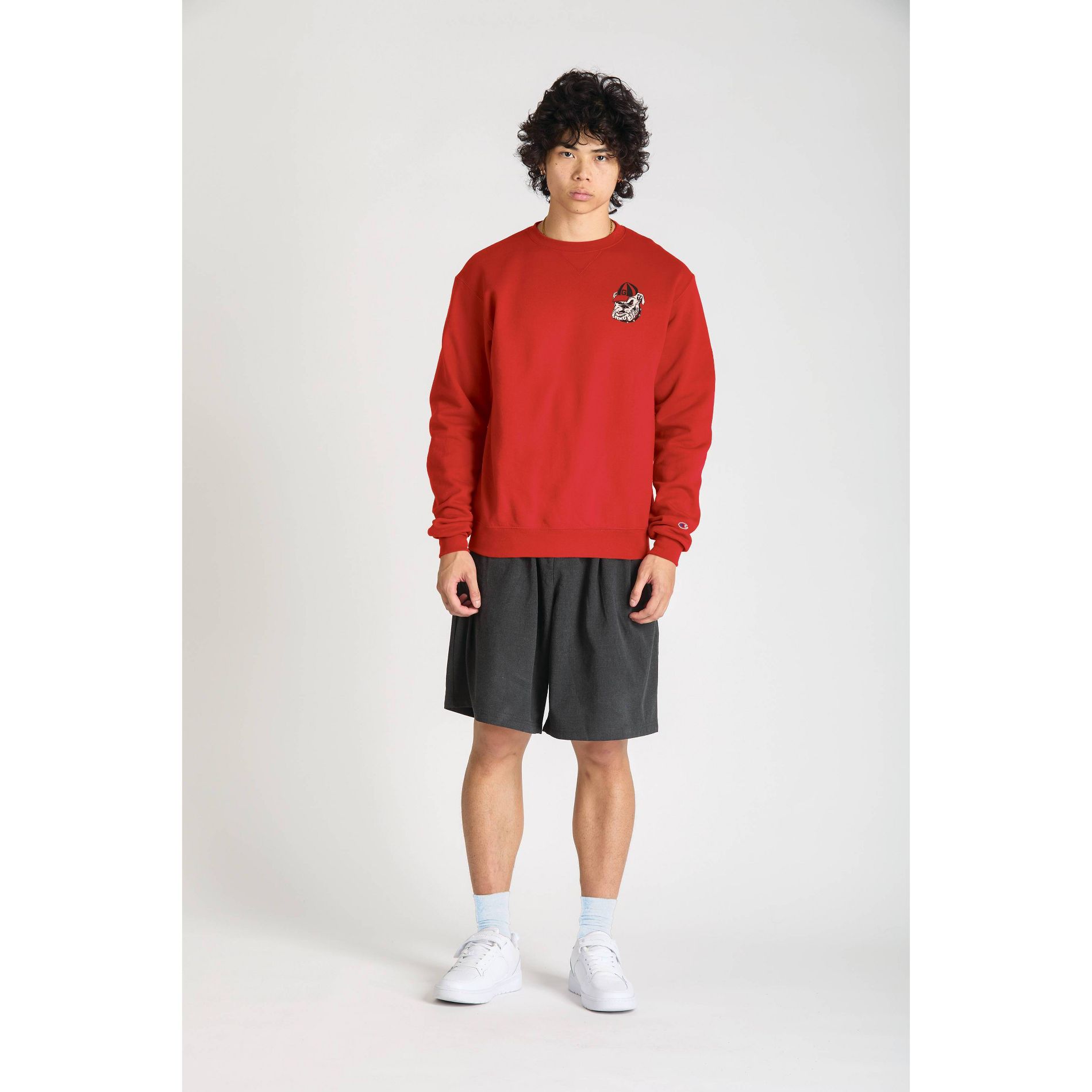 NCAA Georgia Bulldogs Men's Champion Crew Neck Sweatshirt - M