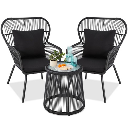 Best choice deals wicker bistro set