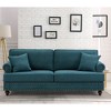Modern Sofa, 82" Chenille Upholstered Couch, Loveseat Sofa, Sectional Love Seat Couch, Mid-Century Sofa For Living Room, Bedroom, Apartment, Office - 2 of 4