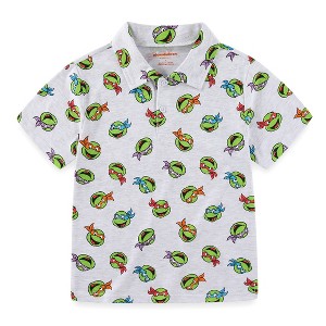 Nickelodeon Teenage Mutant Ninja Turtles Boys Short Sleeve Polo Shirt for Big Kids - 1 of 4