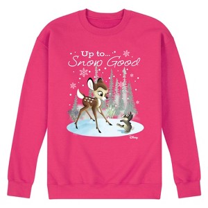 Men's - Disney - Christmas - Up To Snow Good Graphic Fleece Sweatshirt - 1 of 4