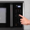 Toshiba 1.2 Cu. Ft. 1100-Watt Countertop Microwave Oven with Smart Sensor (Black Stainless Steel) - image 4 of 4