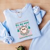 Simply Sage Market S.W.Smiley The Most Wonderful Time Smiley Lightweight Garment Dyed Sweatshirt - 3 of 4