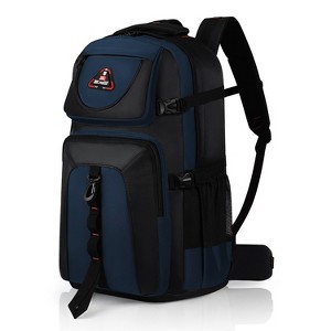 New York XPress BP-8015 Travel Backpacks for Men Women, 40L, Water Resistant Anti-Theft Hiking Backpack 24" - 1 of 4