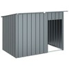 vidaXL Dog House Anthracite Galvanized steel 60.2 x 35.8 x 43.3 in - 2 of 4
