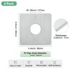 Unique Bargains Self-Adhesive Durable Multipurpose Easy Installation Escutcheon Plate 2 Pcs - 3 of 4