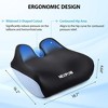 NEXPOW Car Seat Cushion, Memory Foam Seat Cushion for Driving for Back, Hip & Tailbone Pain Relief, Chair Cushion Non-Slip Design - 2 of 4