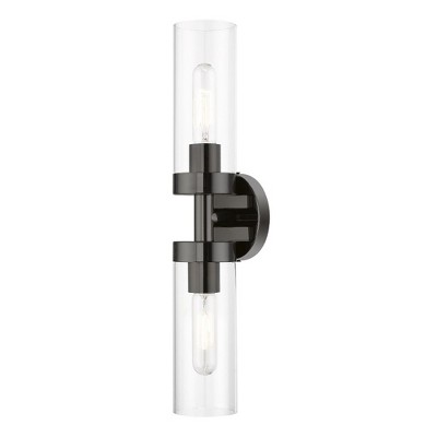 Livex Lighting Ludlow 2 - Light Vanity in  Black Chrome