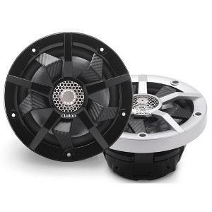 Clarion CM1623RL 6.5-inch 2-way Marine Speakers 80W RMS power handling Built-in RGB illumination Includes Black & Silver Grilles Water Resistant: I... - 1 of 4