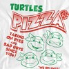 Teenage Mutant Ninja Turtles Pizza Youth T Shirt, White - 3 of 4