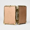 4"x6" Metal Rope Folding Picture Frame Brass - Threshold™ designed with Studio McGee - 4 of 4
