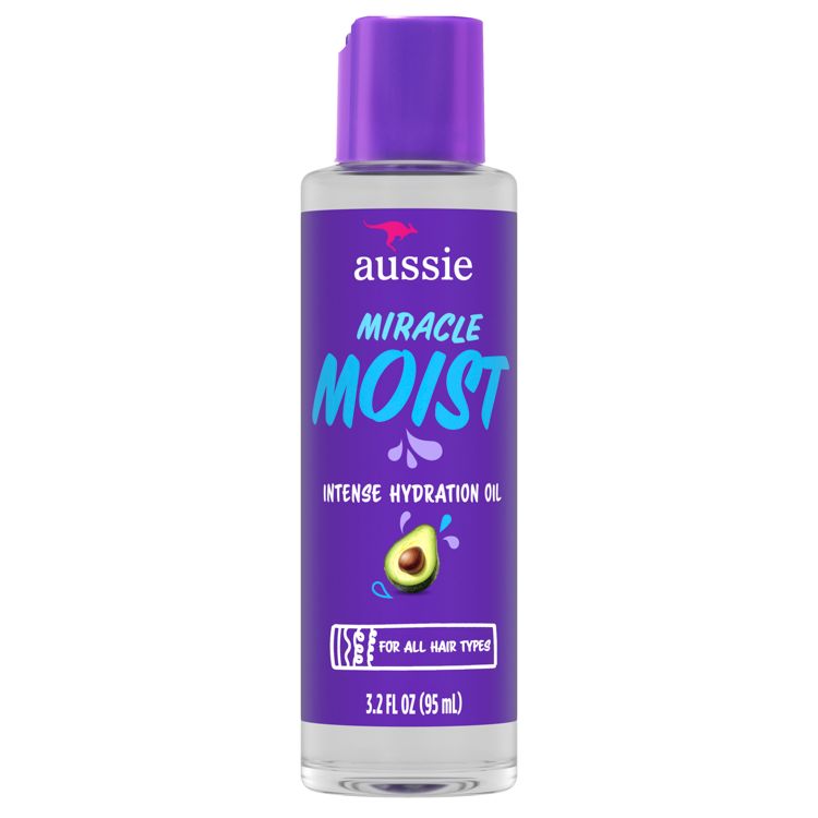 For Dry Hair - Aussie Miracle Moist Intense Hydration Oil with Jojoba Oil - 3.2 fl oz, 1 of 9