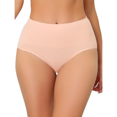 Allegra K Women's Hi-cut High Waist Tummy Control Stretch Comfort Briefs :  Target