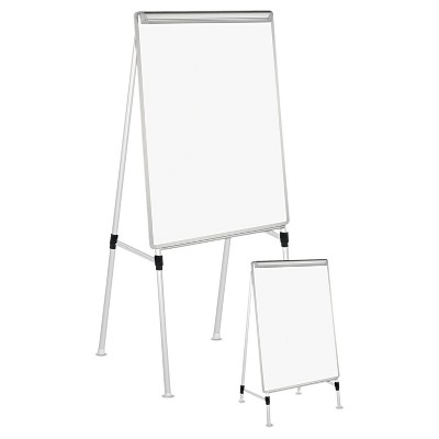 UNIVERSAL Adjustable White Board Easel 29 x 41 White/Silver 43033