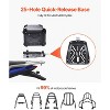VEVOR Motorcycle Top Case, 65L Waterproof Detachable Motorcycle Top Box with Lock & Back Cushion, Fit for 99% of Motorcycle Frames, Black - 4 of 4