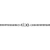 Black Bow Jewelry 2.25mm, 14k White Gold D/C Quadruple Rope Chain Necklace - 4 of 4