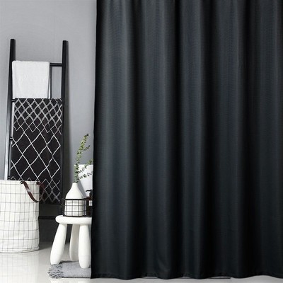 Waffle Weave Shower Curtain, Polyester Fabric Shower Curtains for Bathroom Washable