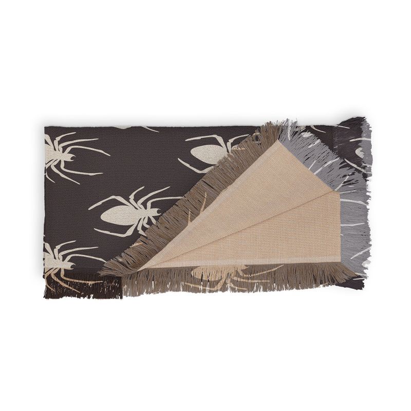 Avenie Halloween Spiders 56"x46" Woven Throw Blanket - Deny Designs, 4 of 6