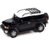 2007 Toyota FJ Cruiser Black Diamond with White Top and Roofrack Limited Edition 1/64 Diecast Model Car by Johnny Lightning - 2 of 3
