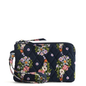 Vera Bradley Women's Outlet Cotton Essential Zip Wristlet - 1 of 2