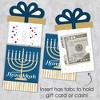 Big Dot of Happiness Happy Hanukkah - Chanukah Holiday Party Money and Gift Card Sleeves - Nifty Gifty Card Holders - Set of 8 - 3 of 4