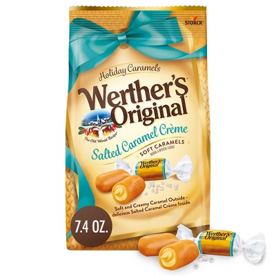 Werther's Original Holiday Salted Caramel Crème Soft Caramels - 7.4oz