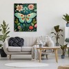 Stupell Industries Green & Pink Moth Pattern Canvas Wall Art - 2 of 4