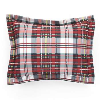 The Lakeside Collection Tartan Plaid Pattern Standard Size Pillow Sham 1 Pieces