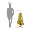 SKRAN 4FT Artificial Gold Christmas Tree , Artificial Holiday Tree, with 122 PVC Tips for Indoor Decoration, Small Space, Tabletop - 3 of 4